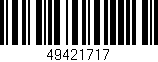 Código de barras (EAN, GTIN, SKU, ISBN): '49421717'