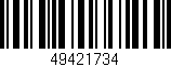 Código de barras (EAN, GTIN, SKU, ISBN): '49421734'
