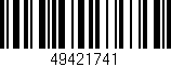 Código de barras (EAN, GTIN, SKU, ISBN): '49421741'