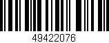 Código de barras (EAN, GTIN, SKU, ISBN): '49422076'