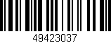 Código de barras (EAN, GTIN, SKU, ISBN): '49423037'
