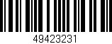 Código de barras (EAN, GTIN, SKU, ISBN): '49423231'