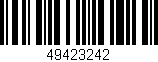 Código de barras (EAN, GTIN, SKU, ISBN): '49423242'