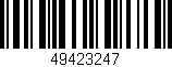 Código de barras (EAN, GTIN, SKU, ISBN): '49423247'