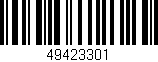 Código de barras (EAN, GTIN, SKU, ISBN): '49423301'