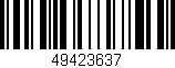 Código de barras (EAN, GTIN, SKU, ISBN): '49423637'
