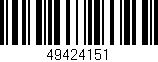 Código de barras (EAN, GTIN, SKU, ISBN): '49424151'