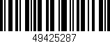 Código de barras (EAN, GTIN, SKU, ISBN): '49425287'