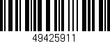 Código de barras (EAN, GTIN, SKU, ISBN): '49425911'
