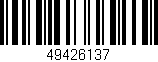 Código de barras (EAN, GTIN, SKU, ISBN): '49426137'