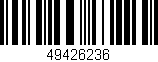 Código de barras (EAN, GTIN, SKU, ISBN): '49426236'