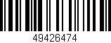 Código de barras (EAN, GTIN, SKU, ISBN): '49426474'