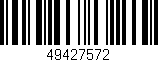 Código de barras (EAN, GTIN, SKU, ISBN): '49427572'