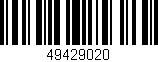 Código de barras (EAN, GTIN, SKU, ISBN): '49429020'