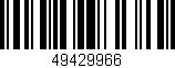 Código de barras (EAN, GTIN, SKU, ISBN): '49429966'