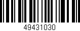 Código de barras (EAN, GTIN, SKU, ISBN): '49431030'