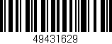 Código de barras (EAN, GTIN, SKU, ISBN): '49431629'