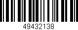 Código de barras (EAN, GTIN, SKU, ISBN): '49432138'