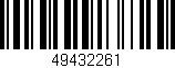 Código de barras (EAN, GTIN, SKU, ISBN): '49432261'
