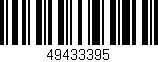 Código de barras (EAN, GTIN, SKU, ISBN): '49433395'