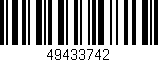 Código de barras (EAN, GTIN, SKU, ISBN): '49433742'