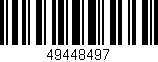 Código de barras (EAN, GTIN, SKU, ISBN): '49448497'