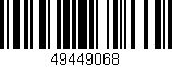 Código de barras (EAN, GTIN, SKU, ISBN): '49449068'