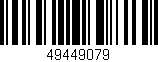 Código de barras (EAN, GTIN, SKU, ISBN): '49449079'