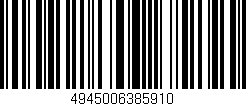 Código de barras (EAN, GTIN, SKU, ISBN): '4945006385910'