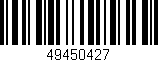 Código de barras (EAN, GTIN, SKU, ISBN): '49450427'