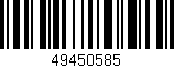 Código de barras (EAN, GTIN, SKU, ISBN): '49450585'