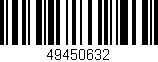 Código de barras (EAN, GTIN, SKU, ISBN): '49450632'