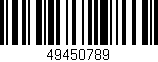 Código de barras (EAN, GTIN, SKU, ISBN): '49450789'