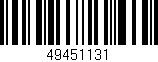 Código de barras (EAN, GTIN, SKU, ISBN): '49451131'