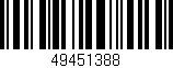 Código de barras (EAN, GTIN, SKU, ISBN): '49451388'