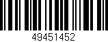Código de barras (EAN, GTIN, SKU, ISBN): '49451452'