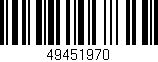 Código de barras (EAN, GTIN, SKU, ISBN): '49451970'