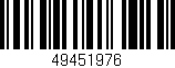 Código de barras (EAN, GTIN, SKU, ISBN): '49451976'