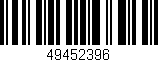 Código de barras (EAN, GTIN, SKU, ISBN): '49452396'