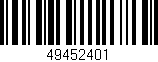Código de barras (EAN, GTIN, SKU, ISBN): '49452401'