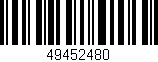 Código de barras (EAN, GTIN, SKU, ISBN): '49452480'