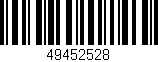 Código de barras (EAN, GTIN, SKU, ISBN): '49452528'