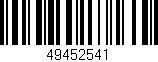 Código de barras (EAN, GTIN, SKU, ISBN): '49452541'