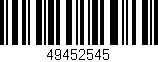 Código de barras (EAN, GTIN, SKU, ISBN): '49452545'