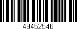 Código de barras (EAN, GTIN, SKU, ISBN): '49452546'