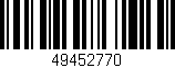Código de barras (EAN, GTIN, SKU, ISBN): '49452770'