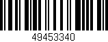 Código de barras (EAN, GTIN, SKU, ISBN): '49453340'