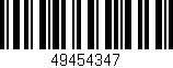 Código de barras (EAN, GTIN, SKU, ISBN): '49454347'