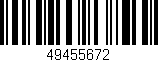 Código de barras (EAN, GTIN, SKU, ISBN): '49455672'