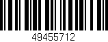 Código de barras (EAN, GTIN, SKU, ISBN): '49455712'